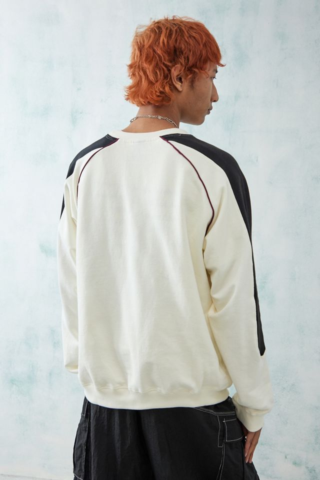 iets frans... Black & Ecru Panel Sweatshirt  #3