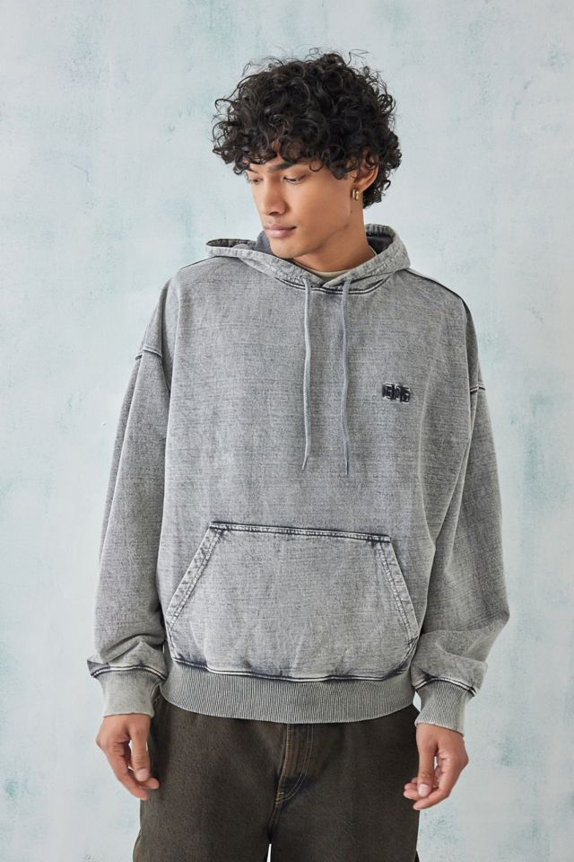 Acid wash grey sweatshirt sale