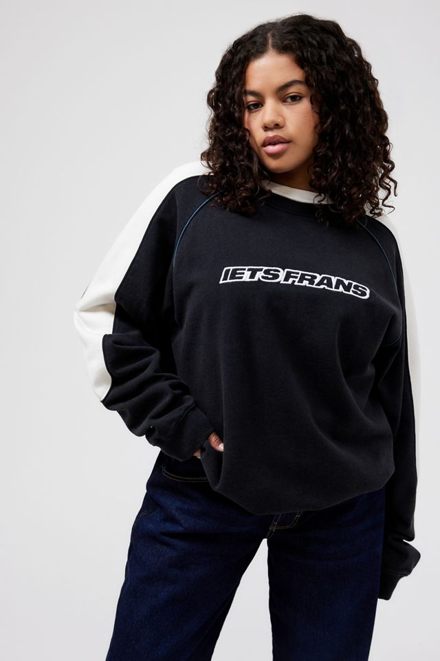 iets frans... Black Panel Sweatshirt  #4