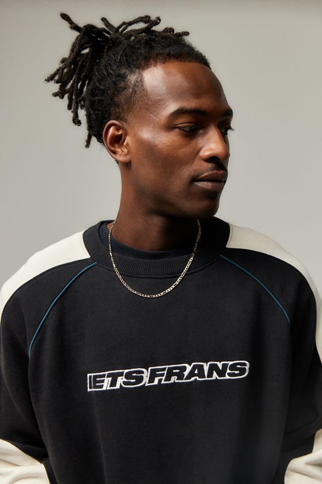 iets frans... Black Panel Sweatshirt  #2