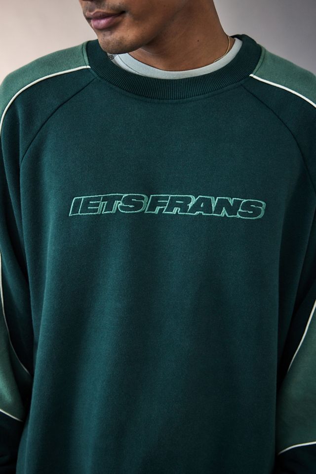 iets frans... - Sweatshirt à empiècement vert #1