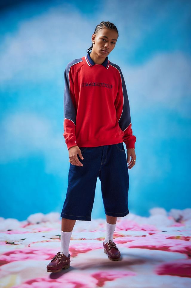 iets frans... – Sweatshirt im Bahnendesign in Rot #1