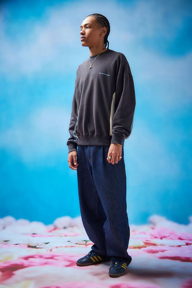 iets frans... Black Side Panel Sweatshirt  #1