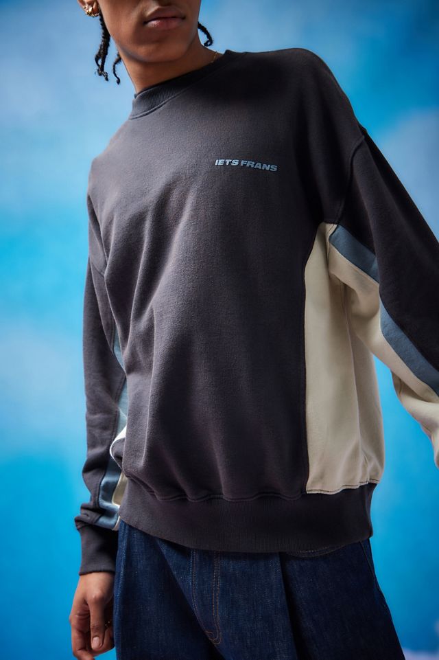 iets frans... Black Side Panel Sweatshirt  #2