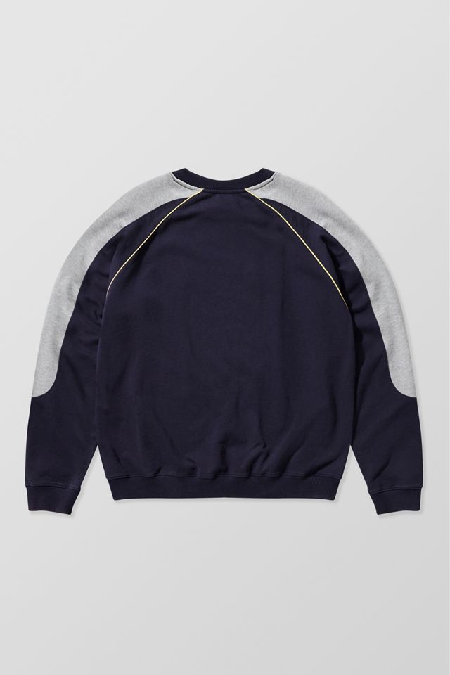 iets frans... Sudadera Panelada Azul Marino & Gris #7