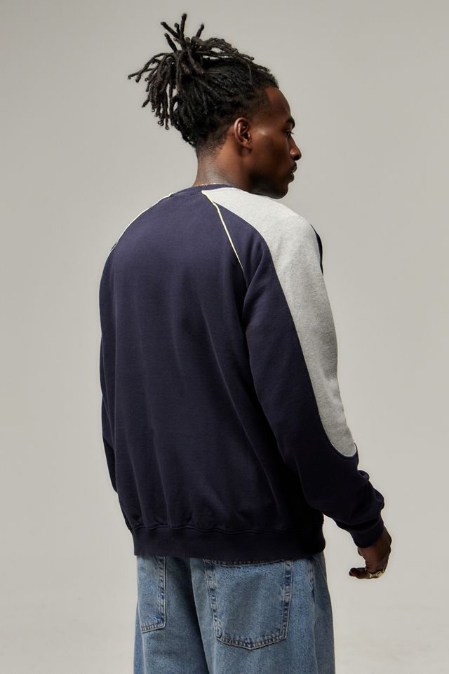 iets frans... Sudadera Panelada Azul Marino & Gris #3