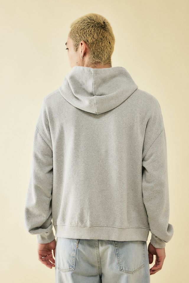 BDG Felpa grigia con cappuccio e zip #2