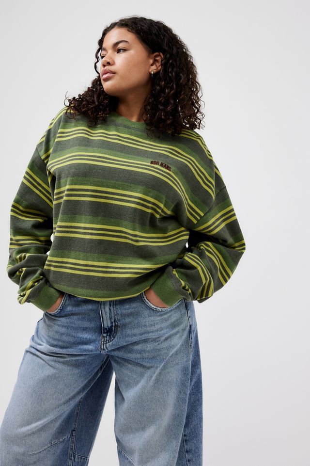 BDG Textured Stripe Sweatshirt  #4