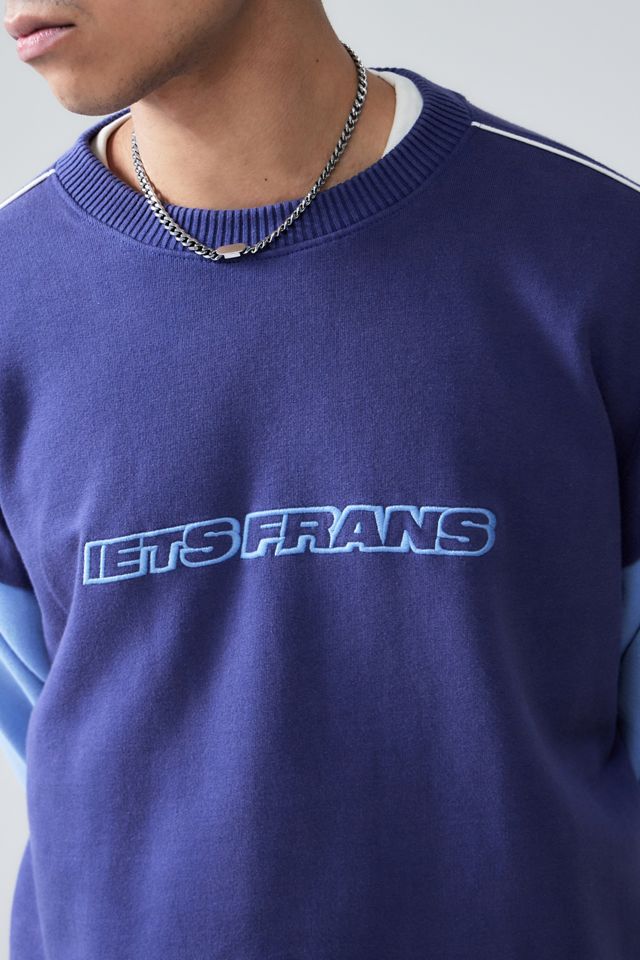 iets frans... Contrast Sleeve Sweatshirt  #1