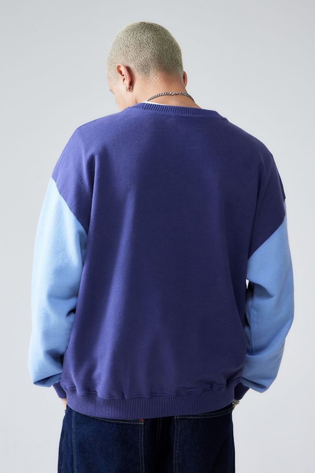 iets frans... Contrast Sleeve Sweatshirt  #3