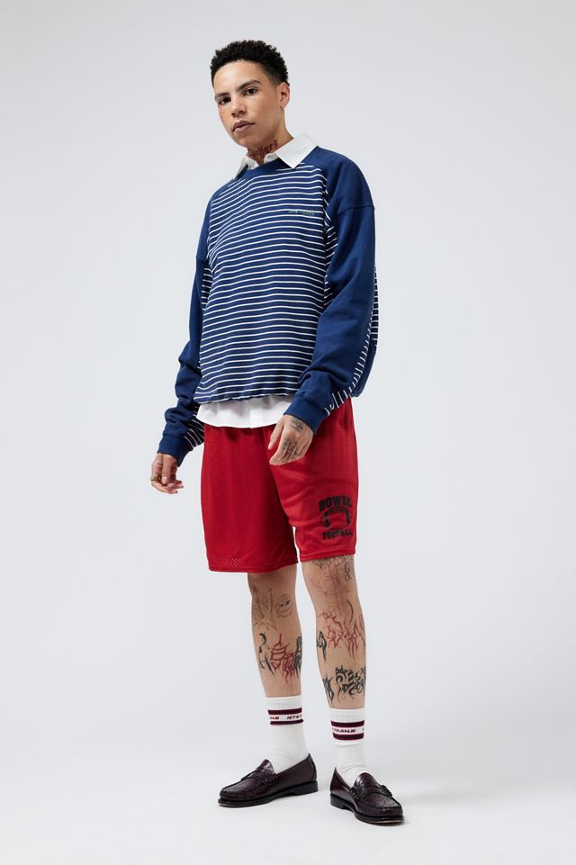 iets frans... Sudadera con Panel de Rayas Azul Marino #4