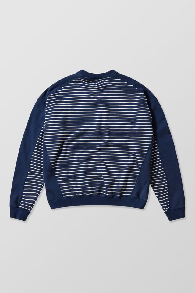 iets frans... Sudadera con Panel de Rayas Azul Marino #7