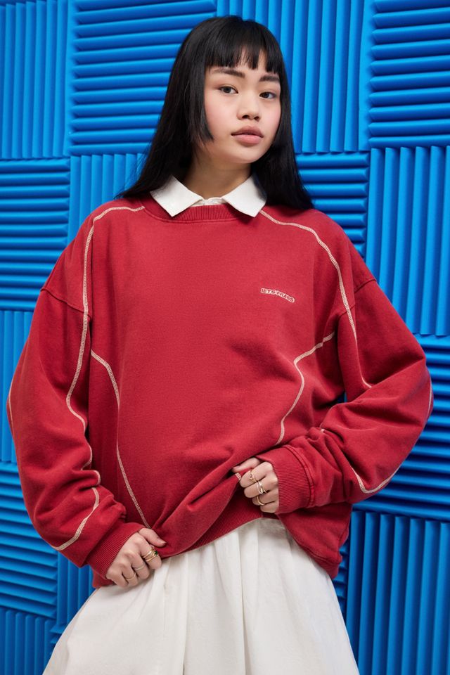 iets frans...Contrast Stitch Sweatshirt #4