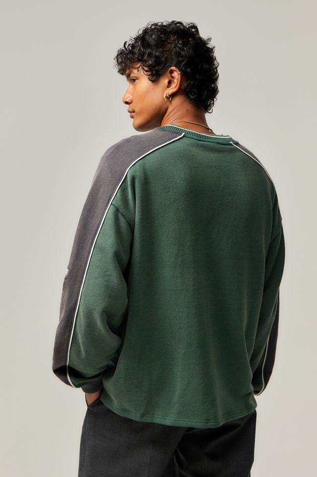 iets frans... Green Zach V-Neck Tipped Sweatshirt #3