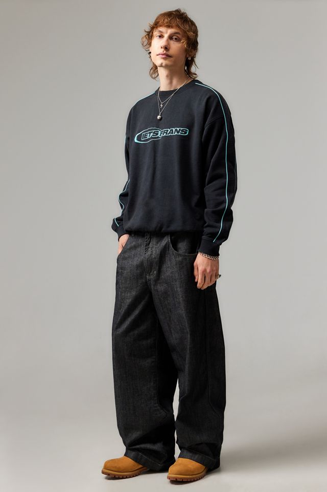 iets frans... Black Piped Sweatshirt #3