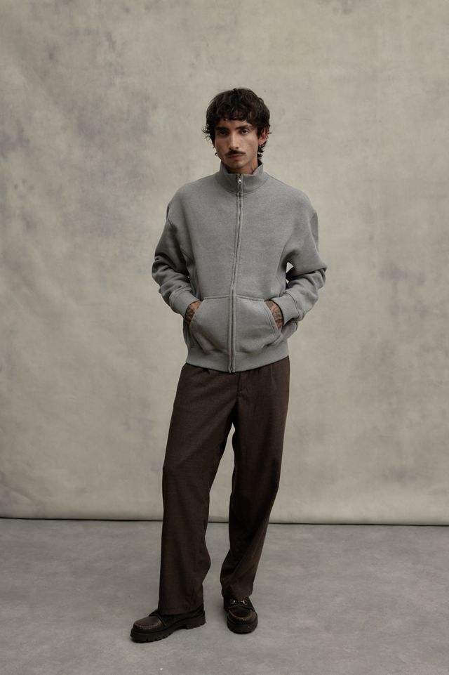 Loom Grey Marl Track Top #1