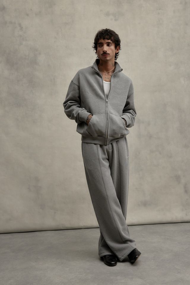Loom Grey Marl Track Top #4