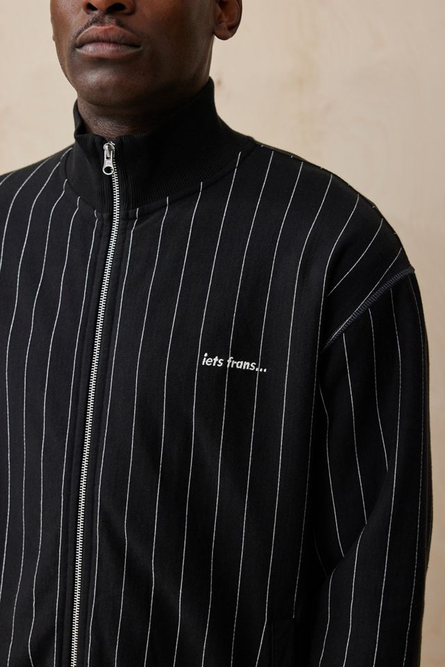 iets frans... Black Pinstripe Track Top #1