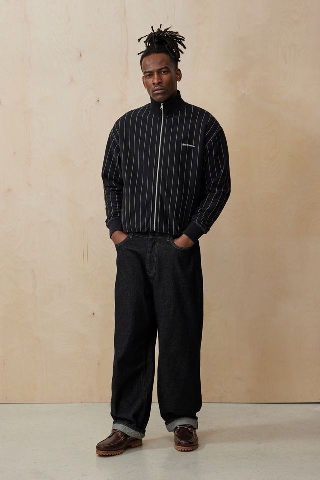 iets frans... Black Pinstripe Track Top #2