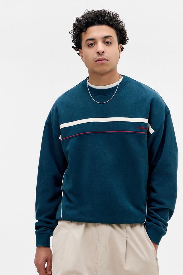 iets frans... Teal Gestreiftes Sweatshirt #1