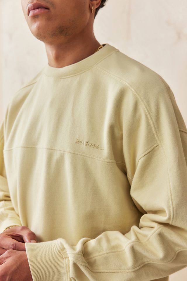 iets frans... Buttermilk Tonal Panelled Sweatshirt #2