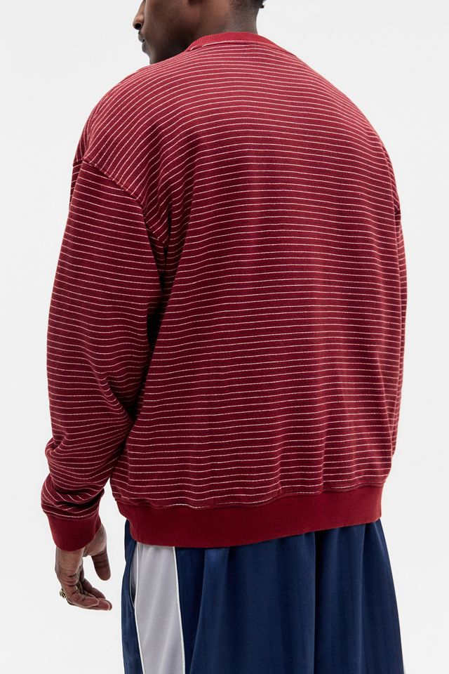 iets frans... Sweat-shirt à rayures micro rouges #3