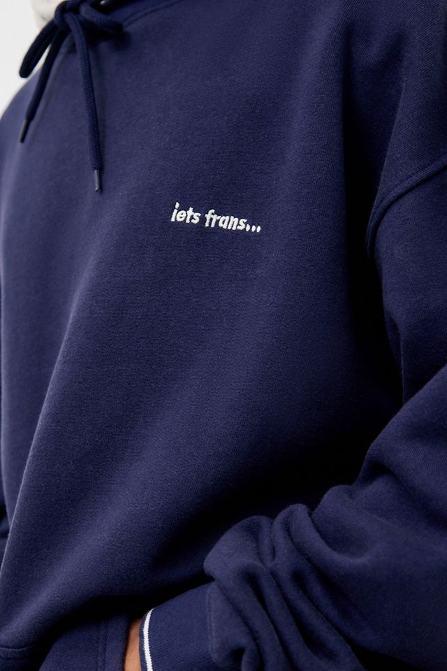 iets frans... Navy Pinstripe Hoodie #2