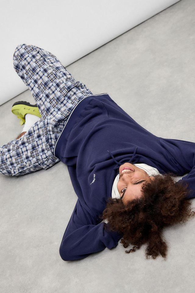 iets frans... Navy Pinstripe Hoodie #4