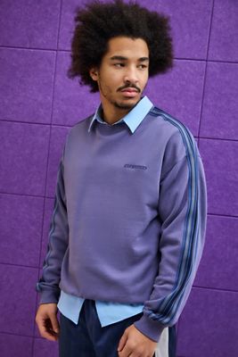 iets frans... Blauer Sweatshirt mit Klebeband
