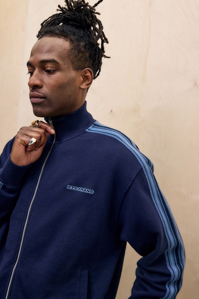 iets frans... Navy Taped Track Top #1