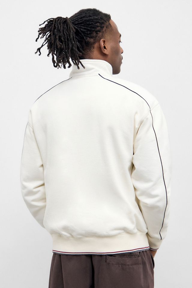 iets frans... Sudadera Ecru con Cuello Mock y Ribete #3