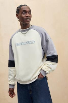 iets frans. Koenji Panel Sweatshirt - Cream L at Urban Outfitters