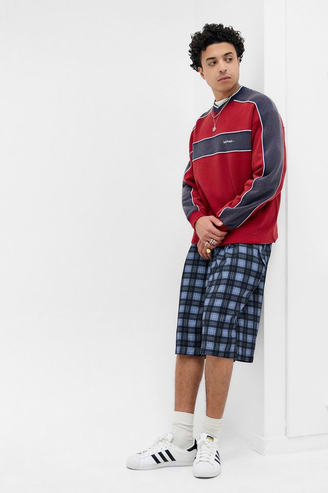 iets frans... Red Zach V-Neck Tipped Sweatshirt #1