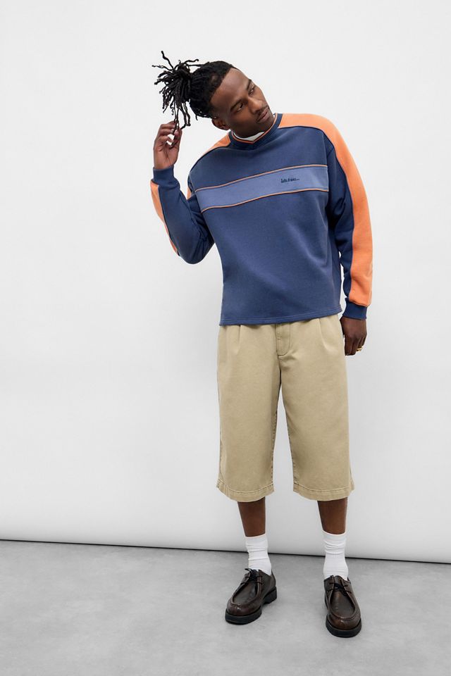 iets frans... Navy Zach V-Neck Tipped Sweatshirt #2