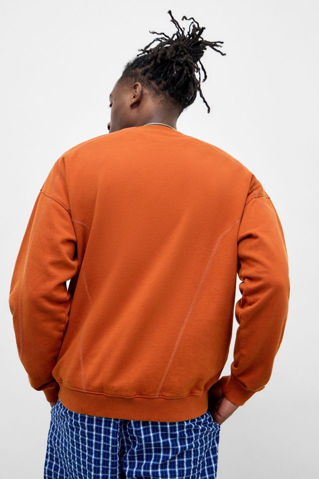 iets frans... Rust Contrast Sweatshirt | Urban Outfitters UK