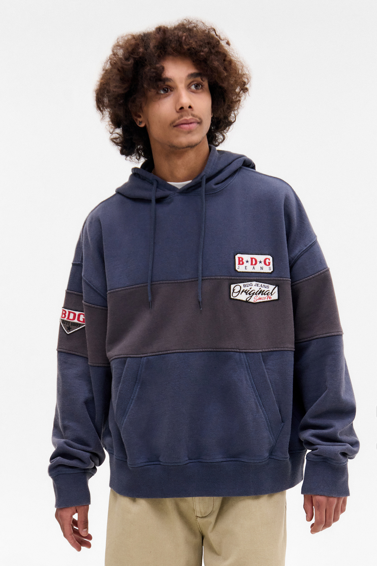 BGD Navy Badge Hoodie