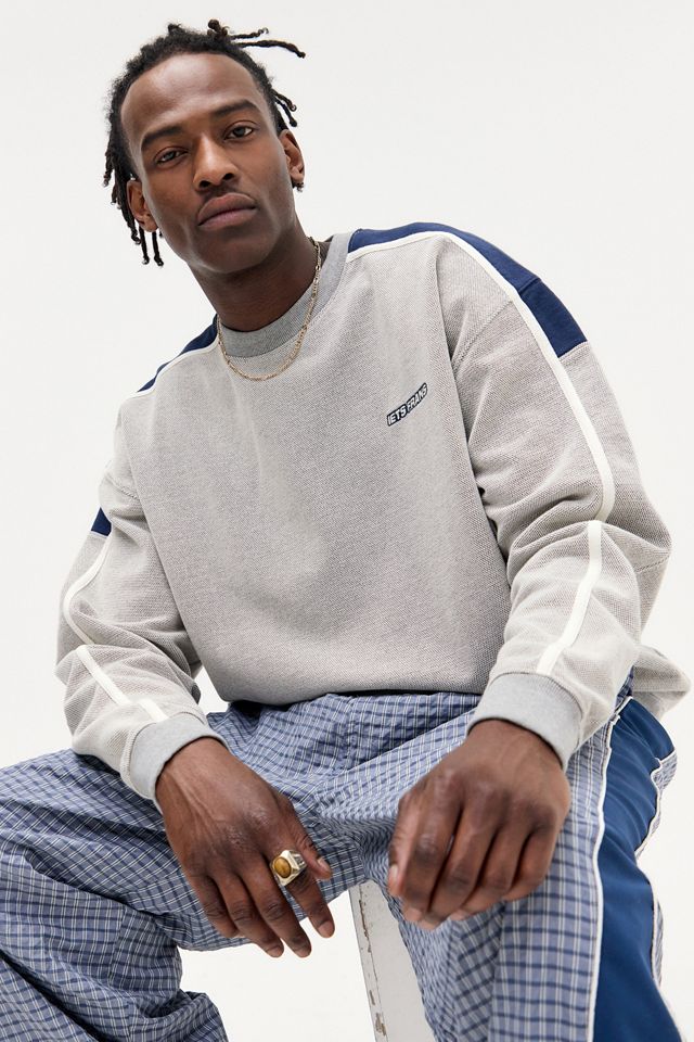 iets frans... Sudadera con Panel Texturizado Gris #4