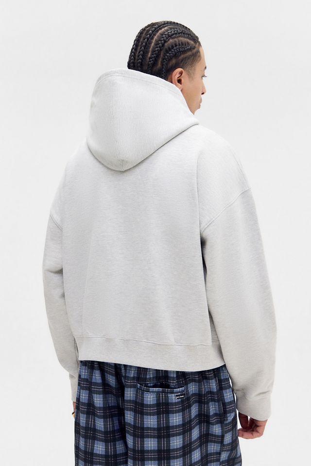 iets frans... Grauer Kurzer Reißverschluss-Hoodie #3