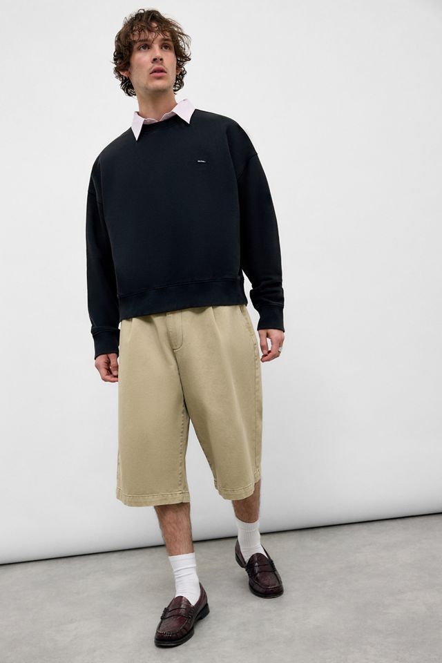 iets frans... Black Cropped Sweatshirt #1