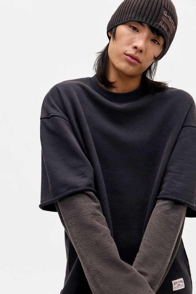 BDG Black 98 Double Layered Sweatshirt #4