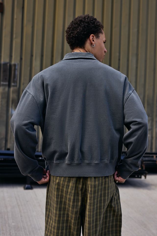 iets frans... Sudadera Negra Silas con Cuello Mock #3