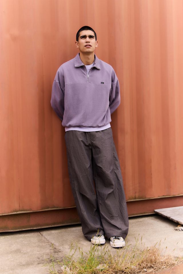 iets frans... Purple Silas Mock Neck Sweatshirt #1