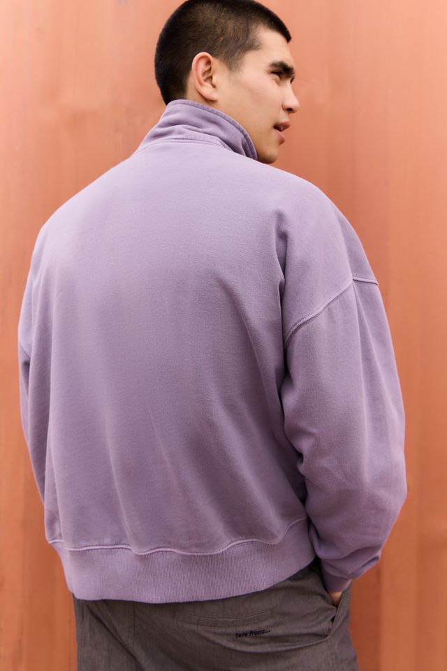 iets frans... Purple Silas Mock Neck Sweatshirt #3