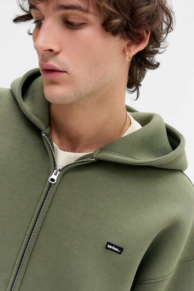 iets frans... Khaki Scuba Zip-Up Kapuzenpullover #1