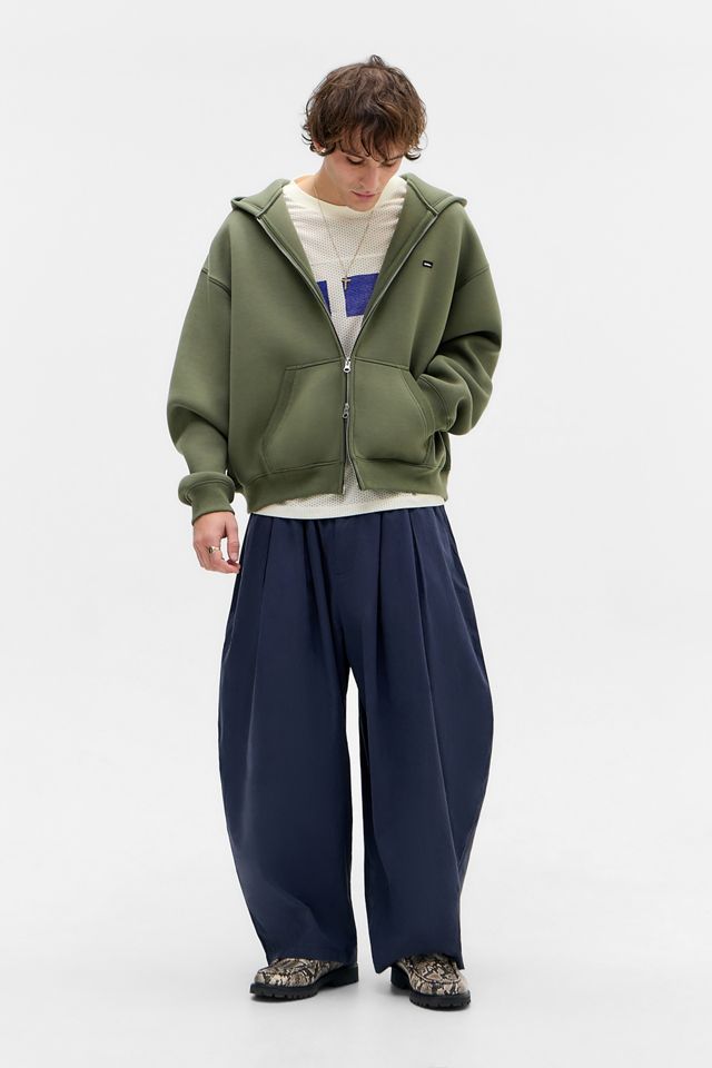 iets frans... Khaki Scuba Zip-Up Kapuzenpullover #2