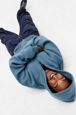 iets frans... Hoodie aus Scuba-Stoff in Seafoam