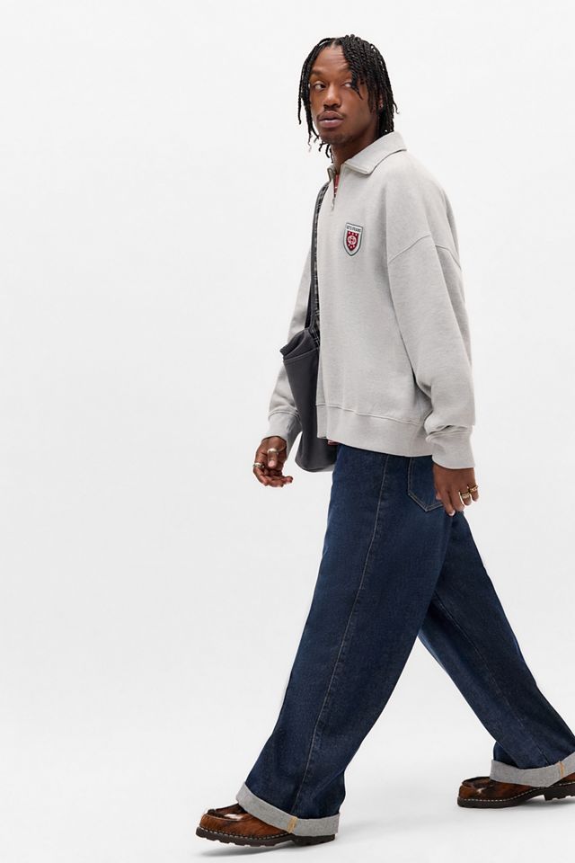 iets frans...Grey Silas Badge Sweatshirt #1