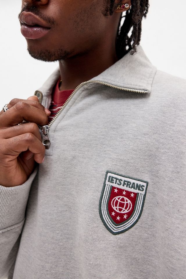 iets frans...Grey Silas Badge Sweatshirt #2