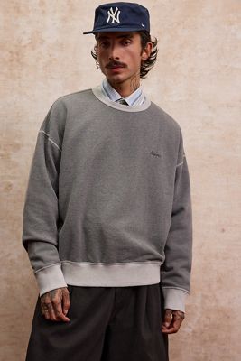 Loom Sweatshirt mit Ton-in-Ton-Mélange