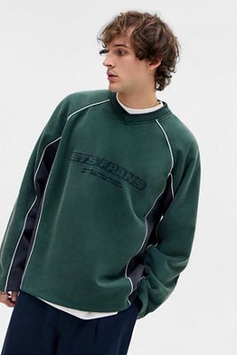 iets frans... Green Sport Panel Sweatshirt